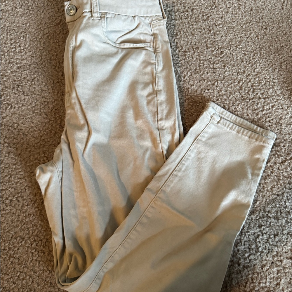 American Eagle Outfitters Tan Skinny Pants